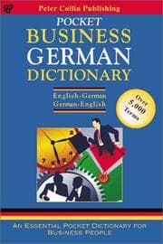 Tapa de German Business Dictionary
