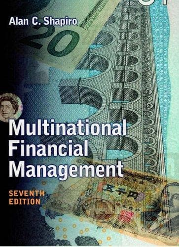 Tapa de Multinational financial management
