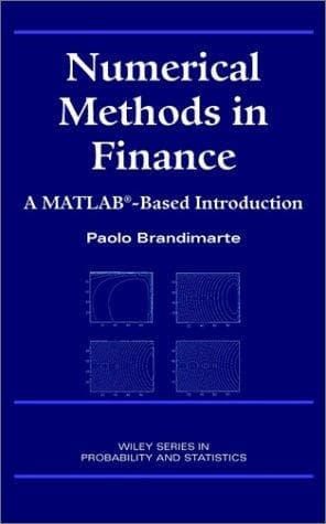 Tapa de Numerical Methods in Finance