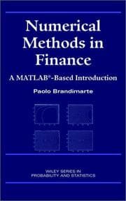 Tapa de Numerical Methods in Finance