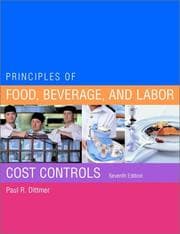 Tapa de Principles of Food, Beverage, and Labor Cost Controls