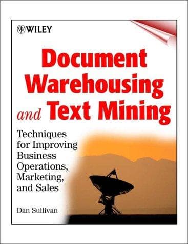 Tapa de Document Warehousing and Text Mining