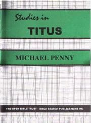 Tapa de Studies in Titus