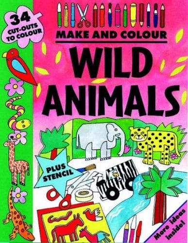 Tapa de Make and Colour Wild Animals (Make & Colour)