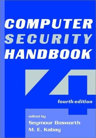Tapa de Computer security handbook
