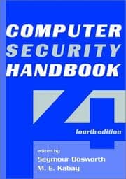 Tapa de Computer security handbook