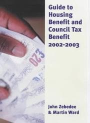 Tapa de Guide to Housing Benefit and Council Tax Benefit, 2002-2003