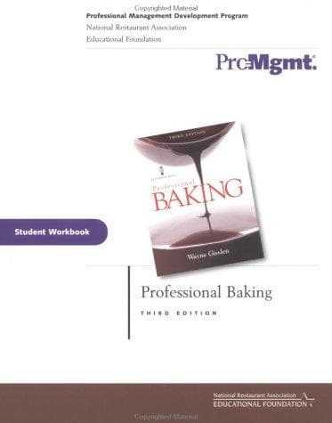 Tapa de Professional Baking, Student Workbook