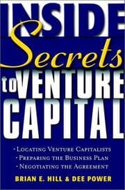 Tapa de Inside Secrets to venture capital