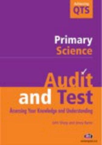 Tapa de Audit and Test Primary Science (Achieving QTS)