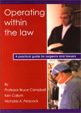 Tapa de Operating Within the Law