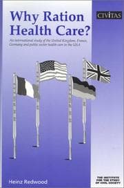 Tapa de Why Ration Health Care? (Civil Society)