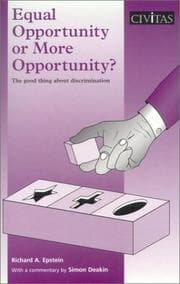 Tapa de Equal opportunity, or more opportunity?