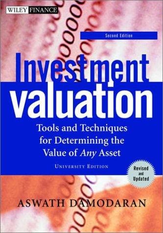Tapa de Investment Valuation