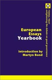 Tapa de European Yearbook