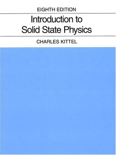 Tapa de Introduction to solid state physics
