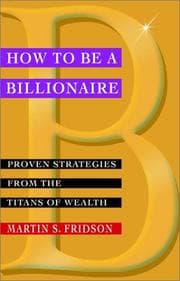 Tapa de How to Be a Billionaire
