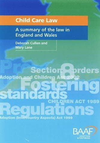 Tapa de Child Care Law