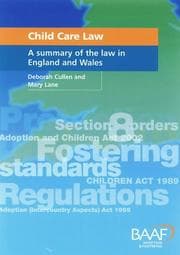 Tapa de Child Care Law