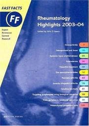 Tapa de Rheumatology Highlights 2003-2004 (Fast Facts)