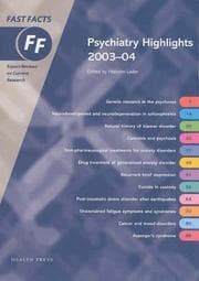 Tapa de Psychiatry Highlights 2003-2004 (Fast Facts Series)