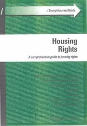 Tapa de A Straightforward Guide to Housing Rights (Straightforward Guides)