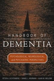 Tapa de Handbook of dementia
