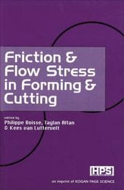Tapa de FRICTION & FLOW STRESS IN FORMING & CUTTING; ED. BY PHILIPPE BOISSE