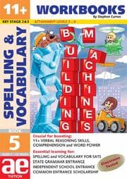 Tapa de Spelling and Vocabulary Workbook 5