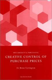 Tapa de Creative Control of Purchase Prices