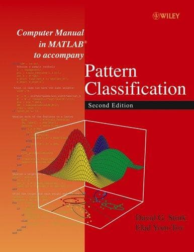 Tapa de Computer manual in MATLAB to accompany Pattern classification, second edition