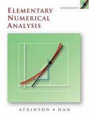 Tapa de Elementary numerical analysis