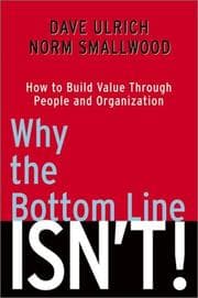 Tapa de Why the bottom line isn't!