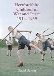 Tapa de Hertfordshire children in war and peace, 1914-1939