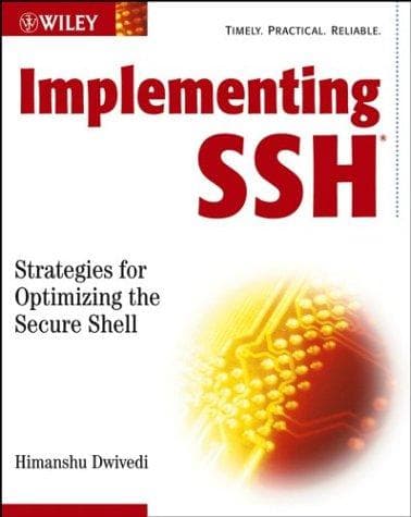 Tapa de Implementing SSH