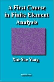 Tapa de A First Course in Finite Element Analysis