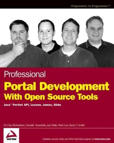 Tapa de Professional Portal Development with Open Source Tools