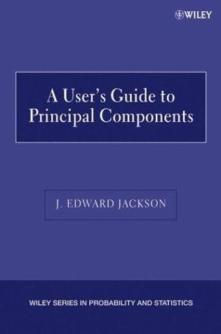 Tapa de A user's guide to principal components