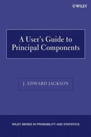 Tapa de A user's guide to principal components