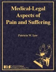 Tapa de Medical-Legal Aspects of Pain and Suffering