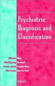Tapa de Psychiatric diagnosis and classification