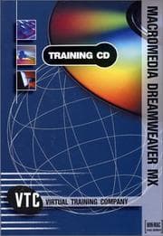 Tapa de Macromedia Dreamweaver MX Fundamentals VTC Training CD