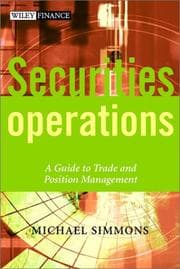 Tapa de Securities Operations