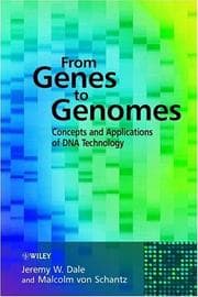 Tapa de From genes to genomes : concepts and applications of DNA technology