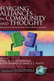 Tapa de Forging Alliances in Community and Thought (HC) (Research in Professional School Development)