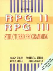 Tapa de RPG II and RPG III structured programming