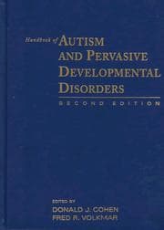 Tapa de Handbook of autism and pervasive developmental disorders