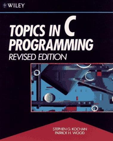 Tapa de Topics in C programming