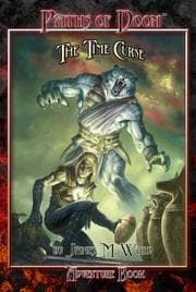 Tapa de The Time Curse (Paths of Doom Adventure Book)