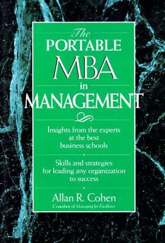 Tapa de The portable MBA in management